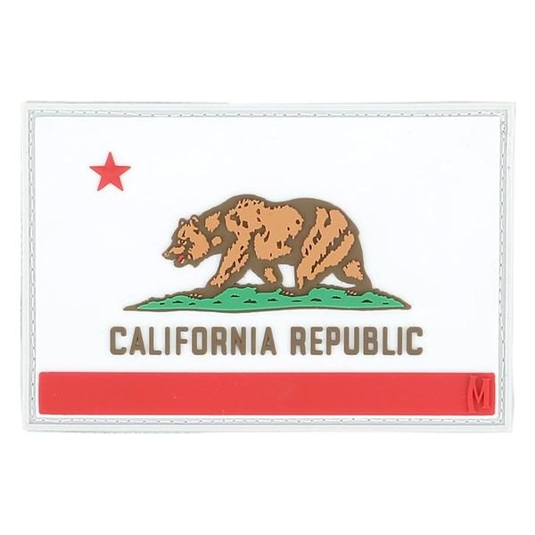 Maxpedition® - California Flag 3" x 2" Full Color PVC 3D Morale Patch