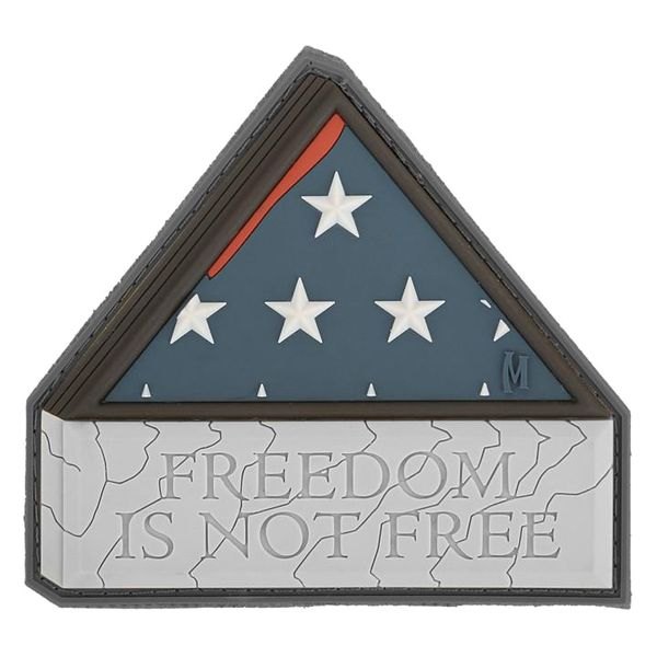 Maxpedition® - "Freedom Is Not Free" 3" x 2.8" Swat PVC 3D Morale Patch