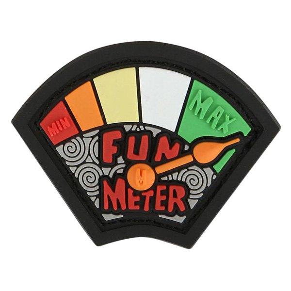 Maxpedition® - Fun Meter 1.5" x 1" Full Color PVC Rubber 3D Morale Patch