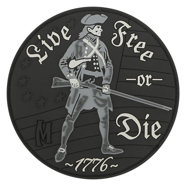 Maxpedition® - "Live Free or Die" 3" Swat PVC 3D Morale Patch