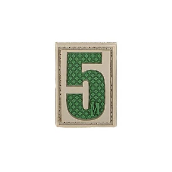 Maxpedition® - Number 5 0.84" x 1.18" Arid PVC 3D Morale Patch