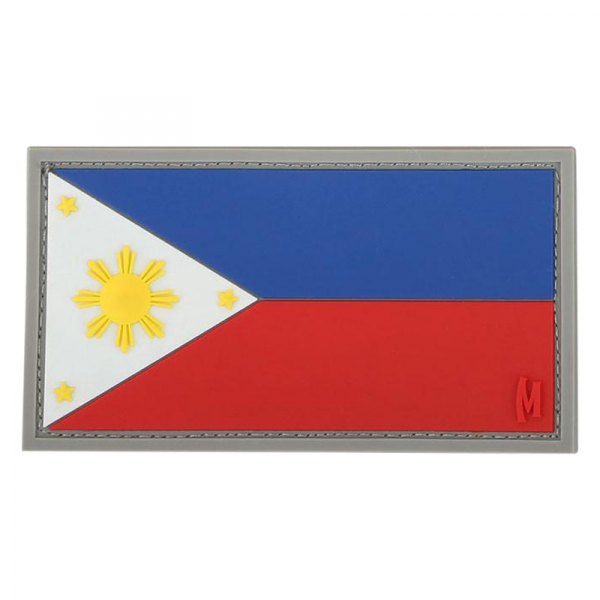 Maxpedition® - Philippines Flag 3" x 1.6" Full Color PVC Rubber 3D Morale Patch