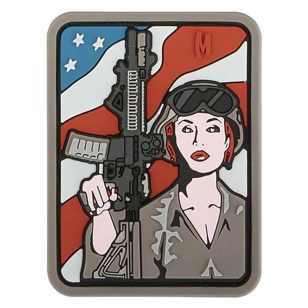 Maxpedition® - Soldier Girl 1.8" x 2.4" Arid PVC 3D Morale Patch