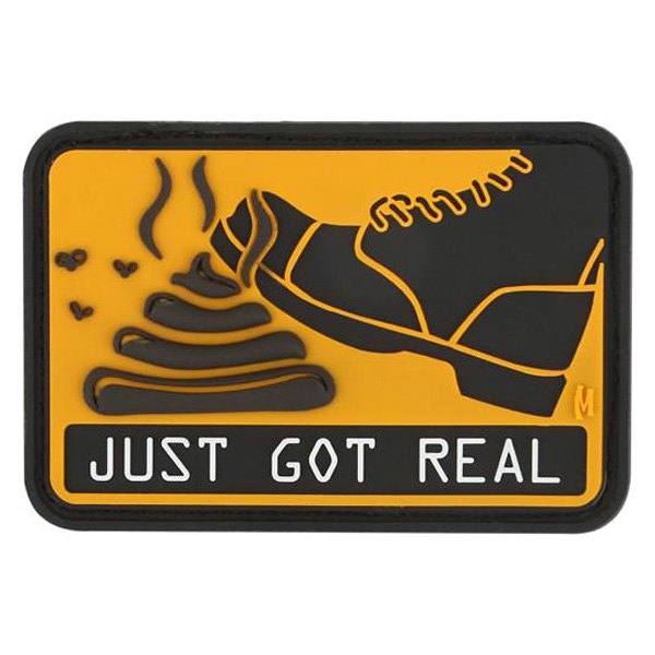 Maxpedition® - "It Just Got Real" 2.23" x 1.5" Full Color PVC 3D Morale Patch