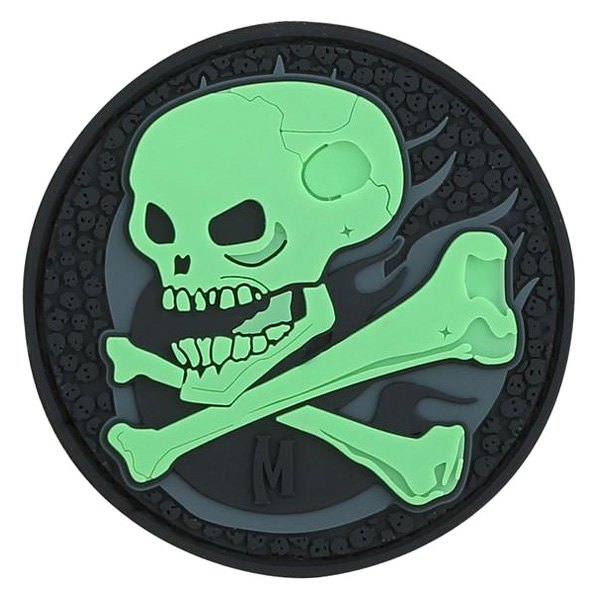 Maxpedition® - Skull 2.5" Glow PVC 3D Morale Patch