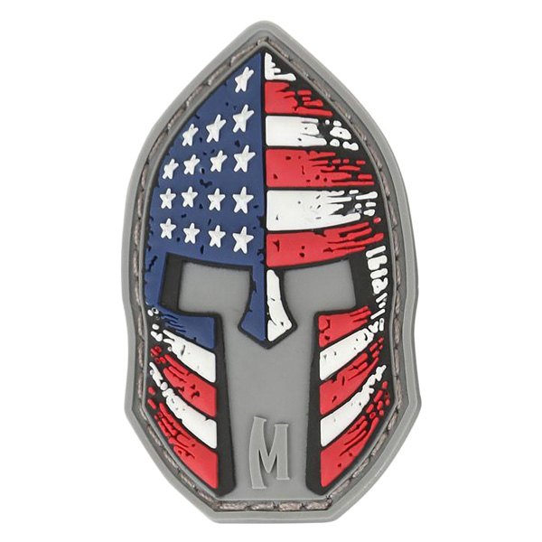Maxpedition® - Stars and Stripes Spartan Helmet 2" x 1.2" Full Color PVC 3D Morale Patch