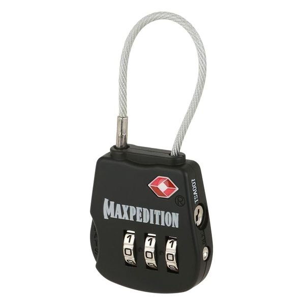  Maxpedition® - Black Tactical Combination Luggage Lock