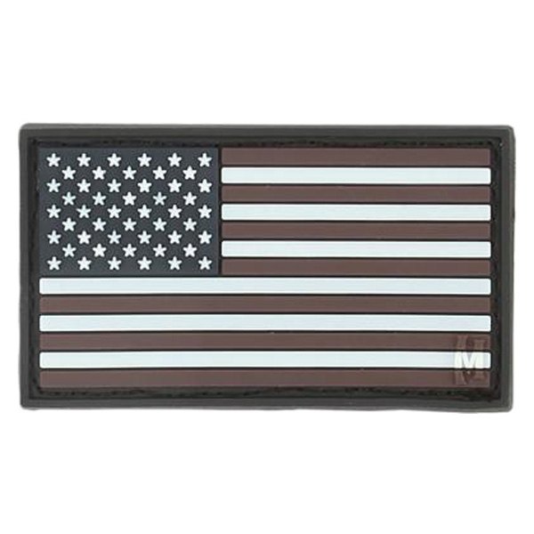 Maxpedition® - U.S. Flag 2" x 1" Glow PVC Normal Orientation 3D Morale Patch