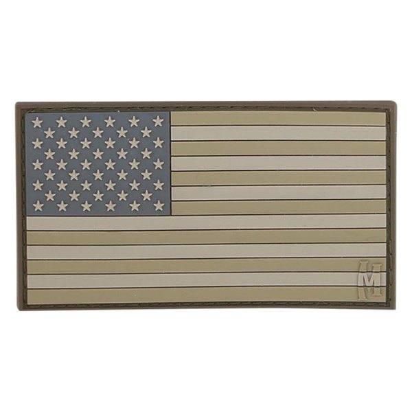Maxpedition® - U.S. Flag 3" x 2" Arid PVC Normal Orientation 3D Morale Patch