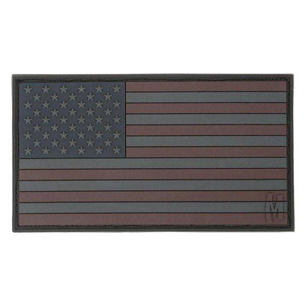 Maxpedition® - U.S. Flag 3" x 2" Stealth PVC Normal Orientation 3D Morale Patch