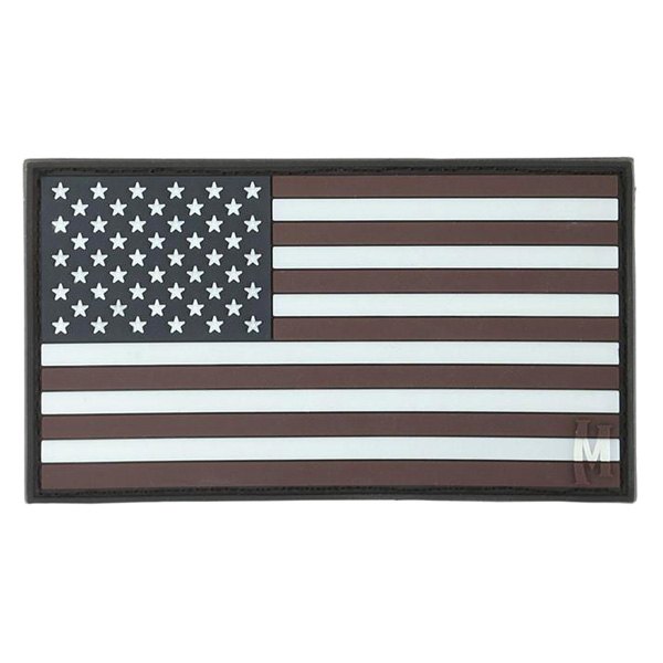 Maxpedition® - U.S. Flag 3" x 2" Glow PVC Normal Orientation 3D Morale Patch