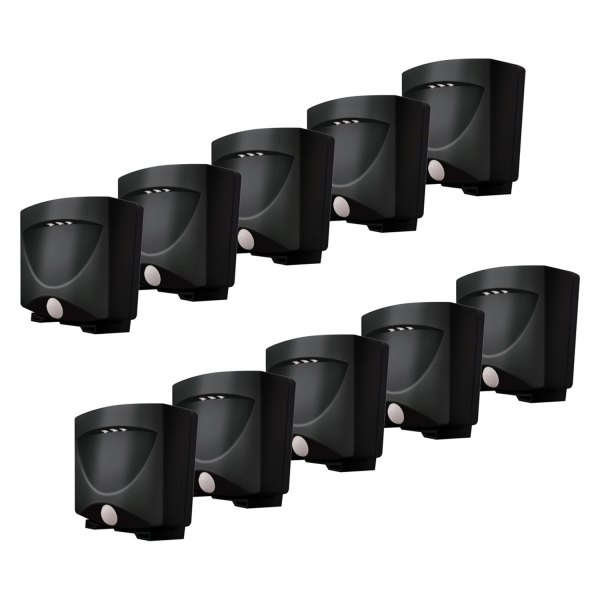 MAXSA® - Battery-Powered Motion-Activated Outdoor Night-Lights