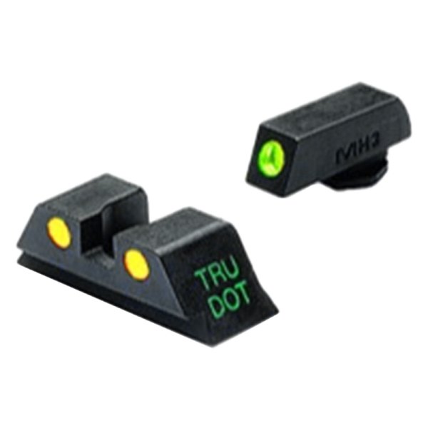 Meprolight® - Tru-Dot™ Glock 20-36/41 Green/Yellow Marked Fixed Night Gun Sight Kit