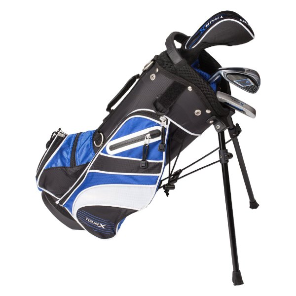 Merchants of Golf® - Tour X Black/Blue Left Handed Golf Set for Age 5+