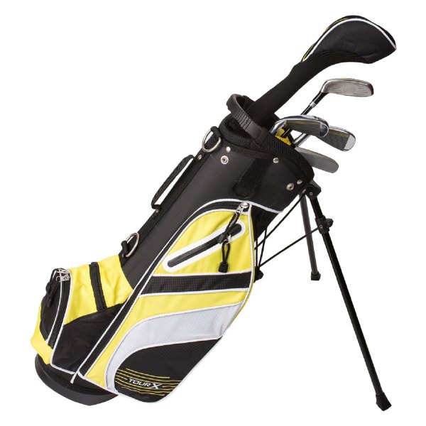 Merchants of Golf® - Tour X Black/Yellow Right Handed Golf Set for Age 5-7