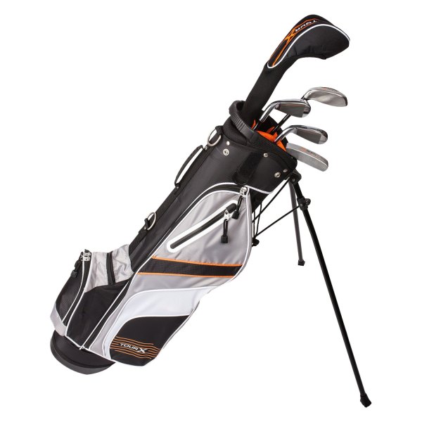 Merchants of Golf® - Tour X Black/Gray Left Handed Golf Set for Age 12+