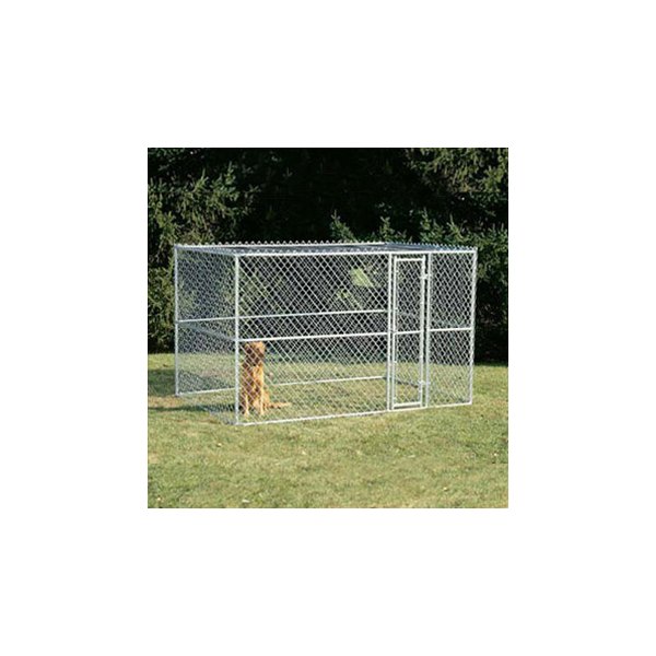 Midwest Pet® K91066 120"L x 72"W x 72"H Silver Chain Link Portable