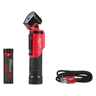 Milwaukee® - 500 lm Black USB Pivoting LED Flashlight