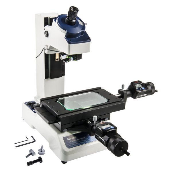 Mitutoyo® - Series 176 Toolmaker's 20-200x Black/White Microscope