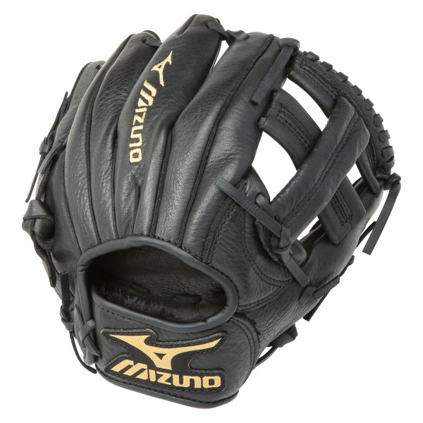 Mizuno® - Right Hand Black Infield Baseball Training Glove