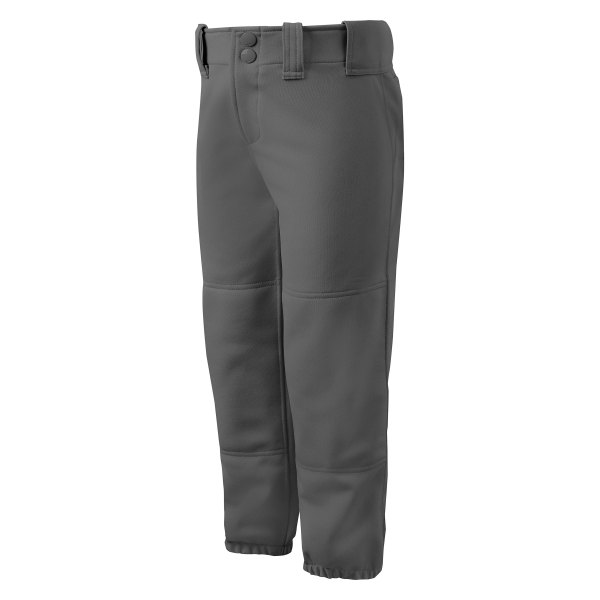 Mizuno® - Women's Belted Medium Dark Charcoal Softball Pants