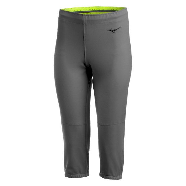 Mizuno® - Unbelted Stretch Charcoal Softball Pants