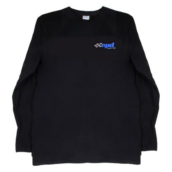 MPD Racing® - Men's Softstyle Logo Small Black Long Sleeve T-Shirt