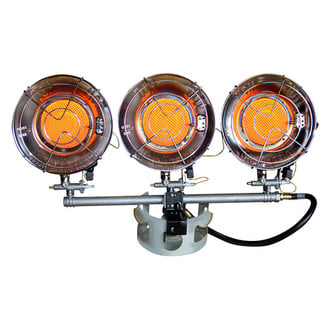 Mr. Heater® - MH45T LP Gas 45,000 BTU Tank Top Triple Heater for 20 lb. Propane Cylinder