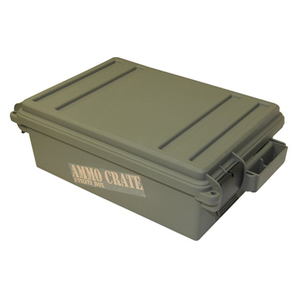 MTM Case-Gard® - ACR5 19" x 15.75" x 5.25" Army Green Ammo Crate Utility Box