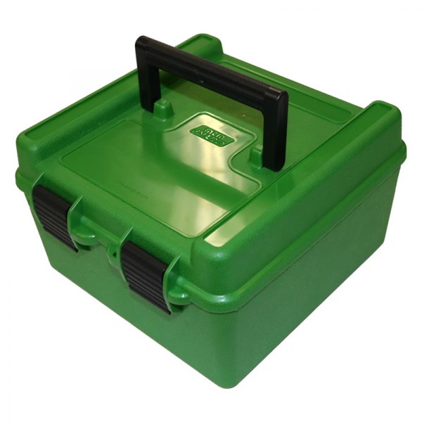 MTM Case-Gard® - R-100 Mag Deluxe 100 Rounds Green Ammo Box