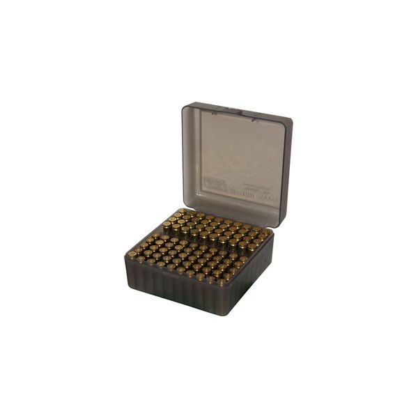 MTM Case-Gard® - RM-100 3.05" 100 Rounds Clear Smoke Ammo Box