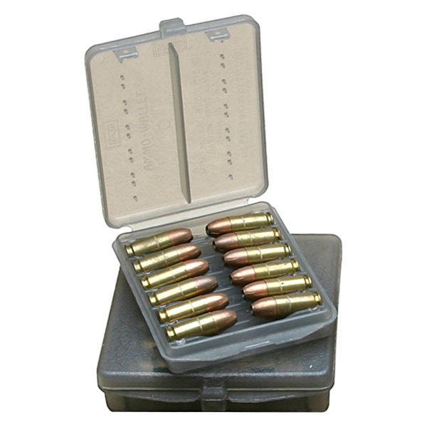MTM Case-Gard® - Case-Gard™ .380/.357Mag 12 Rounds Clear Smoke Ammo Wallets