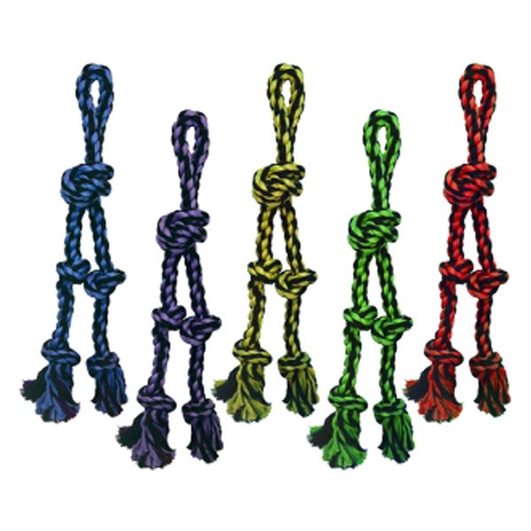 Multipet® - Nuts for Knots™ Rope Tug with 2 Danglers