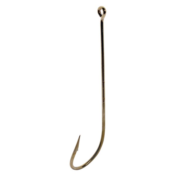 Mustad® - Classic Carlisle Long Shank 6 Size Bronze Bait Hooks, 100 Pieces