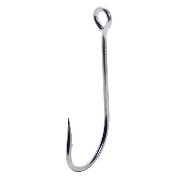 Mustad® - O'Shaughnessy 4/0 Size Stainless Steel Hooks, 50 Pieces
