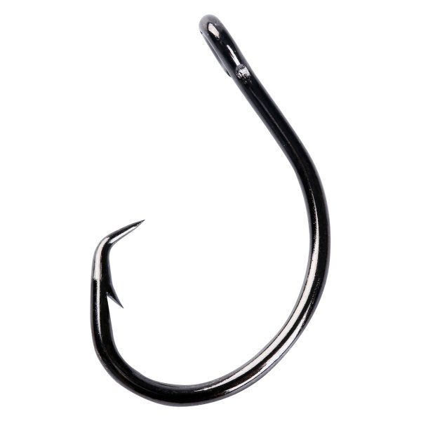 Mustad® - Demon™ Wide Gap Perfect Circle 6/0 Size Black Nickel Hooks, 7 Pieces