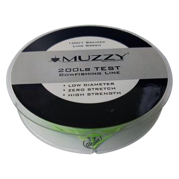 Muzzy® 1078 - 100' Lime Green Braided Bowfishing Line