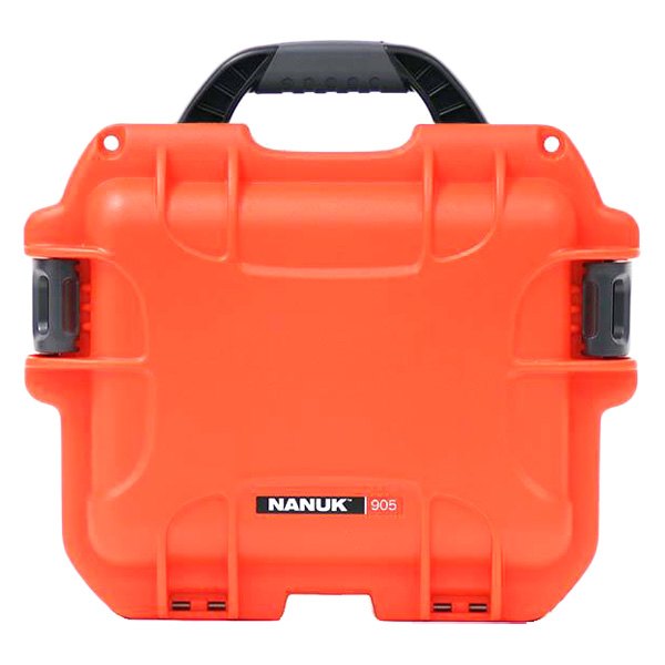 Nanuk® - 905™ 12.5" x 10.1" x 6" Orange Hard Case with Padded Divider