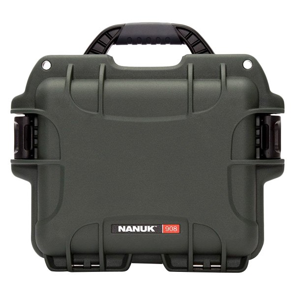 Nanuk® - 908™ 12.5" x 9.8" x 8" Olive Hard Case