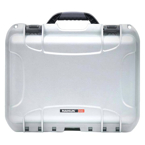 Nanuk® - 920™ 16.7" x 13.4" x 6.8" Silver Hard Case with Cubed Foam