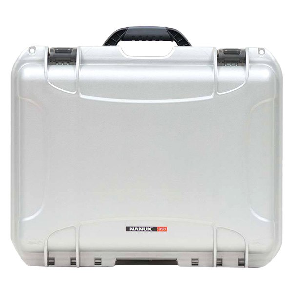 Nanuk® - 930™ 19.8" x 16" x 7.6" Silver Hard Case with Cubed Foam