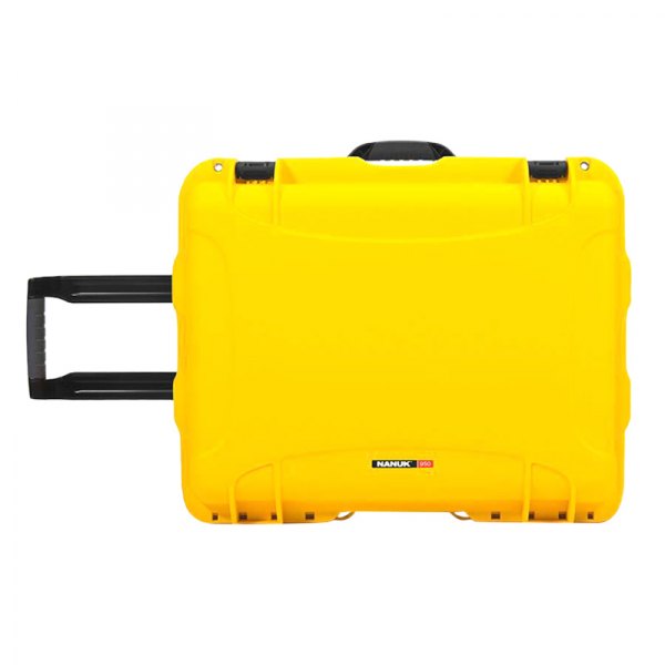 Nanuk® - 950™ 22.8" x 18.3" x 11.7" Yellow Wheeled Hard Case with Padded Divider