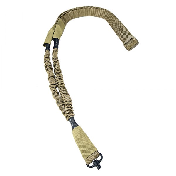 NcSTAR® - 1.5" Tan Single Point Bungee Sling with QD Swivels