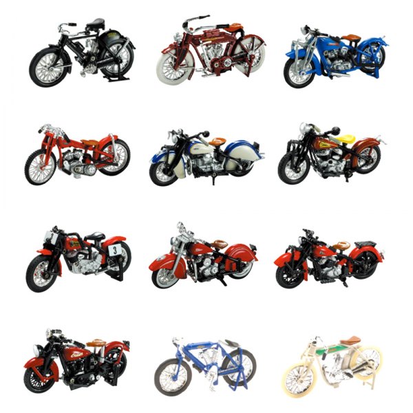 New-Ray® - 1:32 Scale Indian D/C Bike Assortment Kit