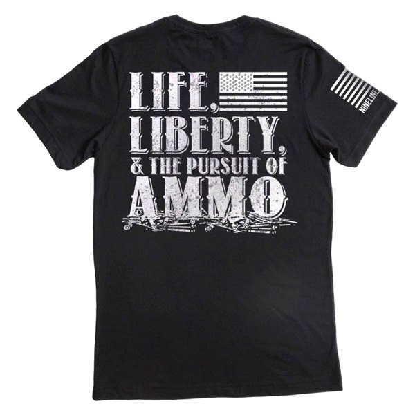 Nine Line® - Men's Pursuit of Ammo Small Black T-Shirt