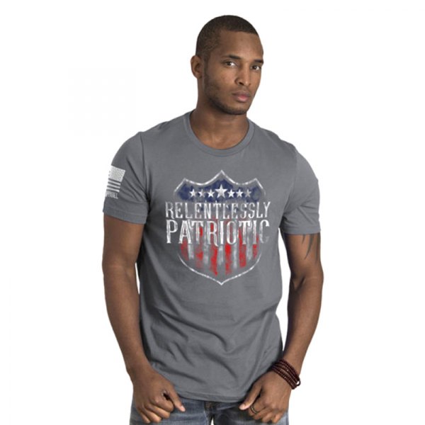 Nine Line® - Men's Relentlessly Patriotic 3X-Large Gray T-Shirt