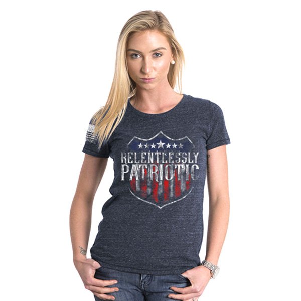 Nine Line® - Women's Relentlessly Patriotic XX-Large Navy T-Shirt