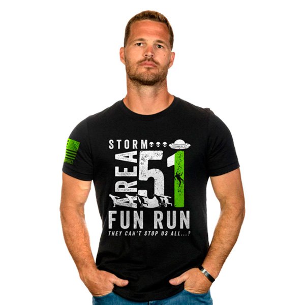 Nine Line® - Men's Fun Run 3X-Large Black T-Shirt