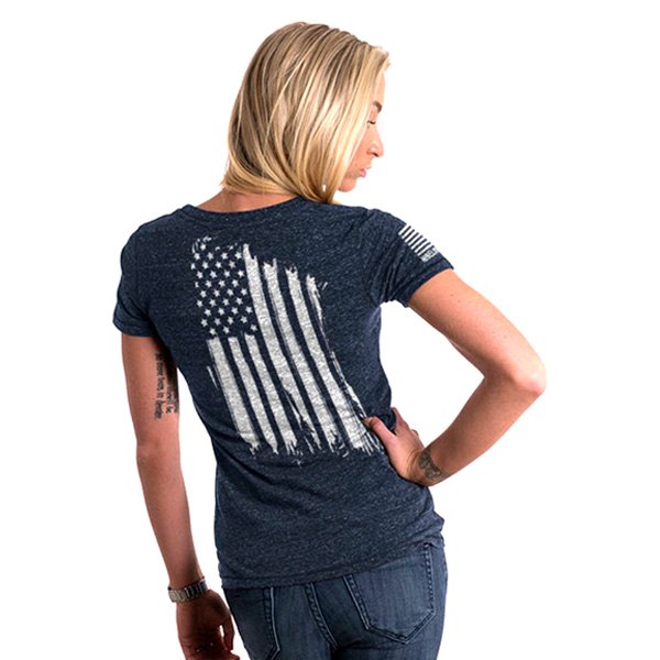 Nine Line® - Women's America Large Navy T-Shirt