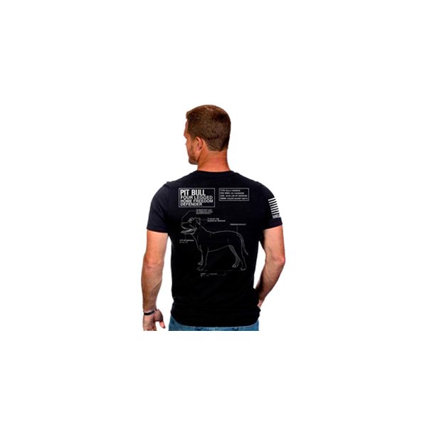 Nine Line® - Men's Pitbull XX-Large Black T-Shirt
